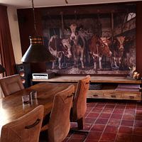 Photo de nos clients: Vaches dans une ancienne étable par Inge Jansen, sur artframe