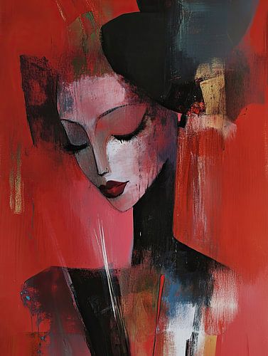 Elegant Woman | The Quiet Allure of Red