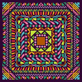 Lebendige Stammesgeometrie von TampuArt