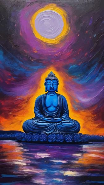 Bouddha / Boeddha Abstrait par MIROKKU