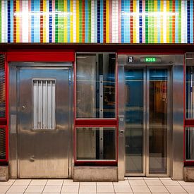 Tunnelbana Västra Skogen van Leopold Brix