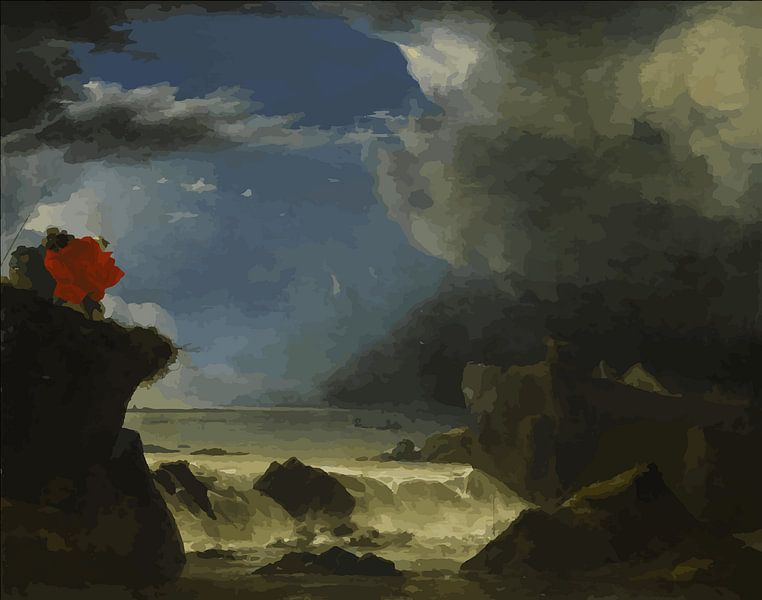 Jan Asselijn - La percée de la Sint Anthonisdijk à Amsterdam par Frank Zuidam