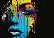 Multicolor Painted Face van Color Square thumbnail