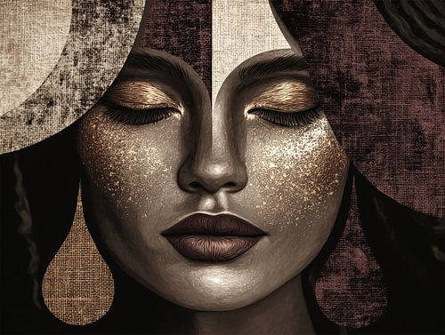 Stil Brons In Gloed Gevangen