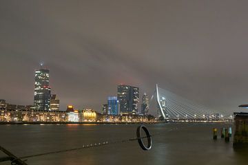 Skyline Rotterdam Kop van Zuid van Ad Jekel