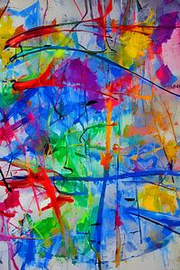 Peinture murale abstraite I