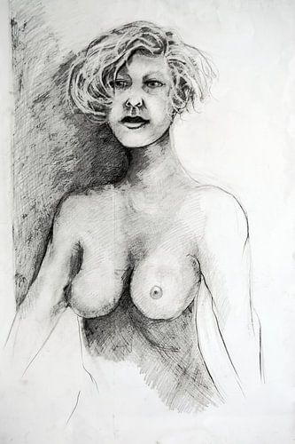 Nude Model Drawing, Nude model Drawing, Dessin de Modèle Nu, Aktmodel