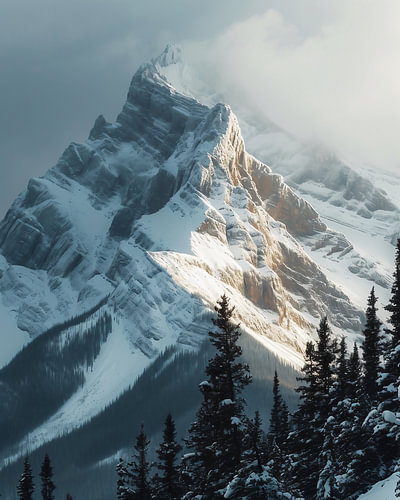 Paysage hivernal