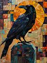 The raven carries your soul into the light by Petra Dreiling-Schewe thumbnail