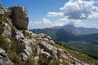 Felsen und Wolken. Gebirgslandschaft in Spanien von Adriana Mueller Miniaturansicht