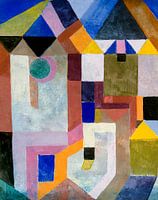 Colorful Architecture (1917) door Paul Klee