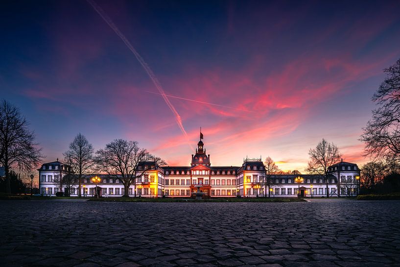 Historisch gebouw kasteel philippsruhe Hanau van Fotos by Jan Wehnert