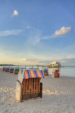 Strandstoelen bij Timmendorfer Strand