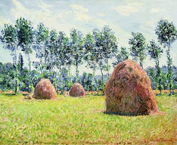 Claude Monet,Hooibergen in Giverny