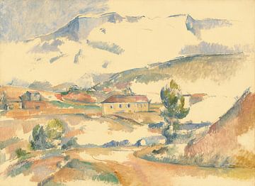Les montagnes de la Sainte-Victoire, Paul Cezanne