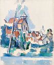 Die Kirche von Montigny-sur-Loing, Paul Cézanne (1898) von Atelier Liesjes Miniaturansicht