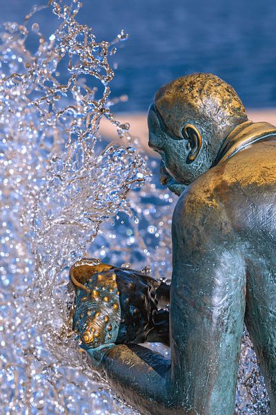 KROATIEN : ZADAR - KUPFERSTATUE DES SPIRI BRUSINI von Photoart-Naegele