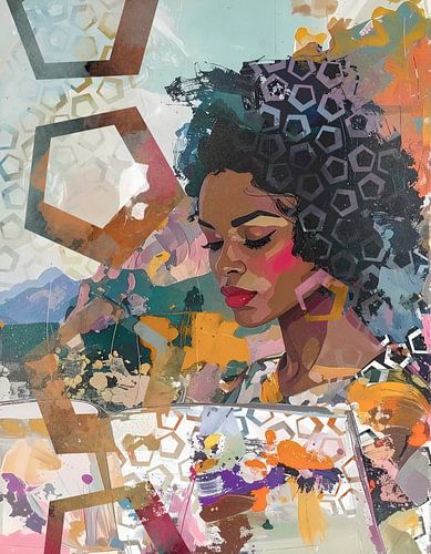 Een vrouw leest een boek