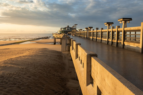 Belgium Pier Sunset, Blankenberge