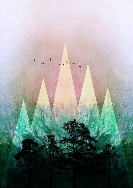 TREES under MAGIC MOUNTAINS IV von Pia Schneider