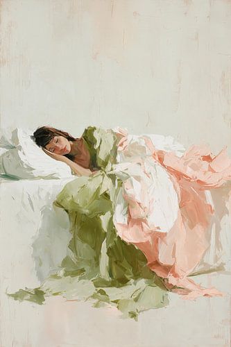 Sleeping beauty in Pastel no.2