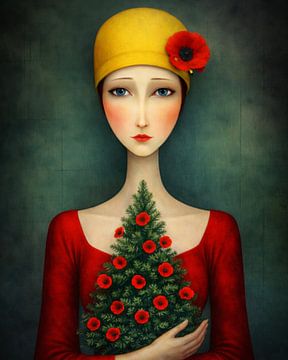 Mary and the Melancholy by vincenzomarzocchiartist