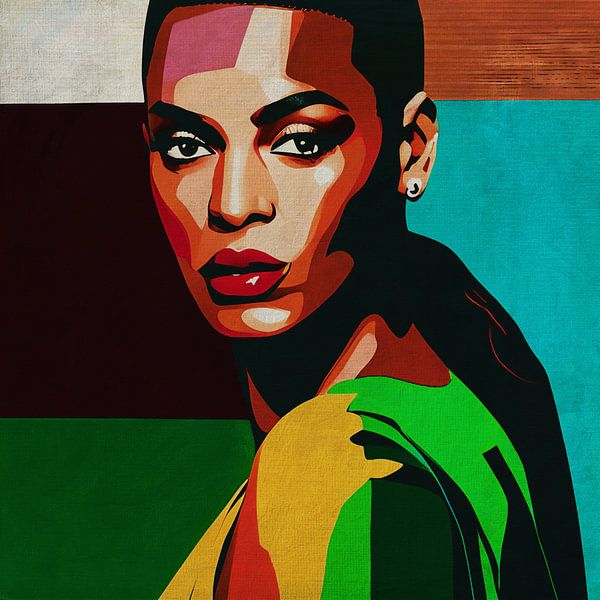 Portrait of Monica by Jan Keteleer (JanKé): A Journey Beyond the Canvas