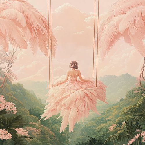 Rêve de plumes roses