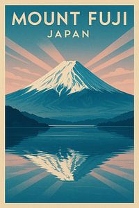 Berg Fuji Japan Sonnenaufgang Reflexionen