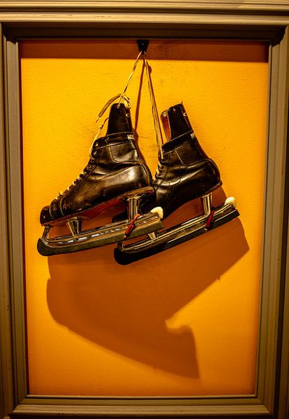 Skates in a vintage shop by Brave Toaster Photos