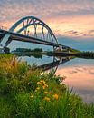 Sunset at the Walfridus Bridge by Henk Meijer Photography thumbnail