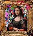 Graffiti Queen Mona Lisa van Gisela- Art for You thumbnail