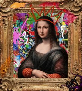 Graffiti Queen Mona Lisa by Gisela- Art for You