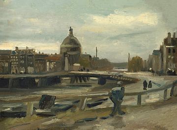 Vue de la ville d'Amsterdam, Vincent van Gogh