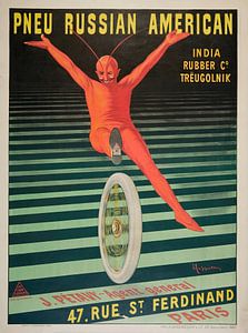 Leonetto Cappiello - Pneu Russian American (1906)