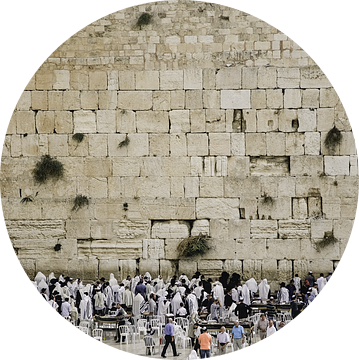 Klaagmuur / Westelijke Muur in Jeruzalem van Sander Jacobs
