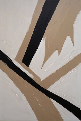 Intersecting Lines in Monochrome Palette