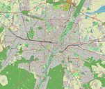 Karte von München von Atelier Liesjes Miniaturansicht