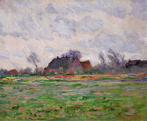 Claude Monet,Tulpenveld bij Leiden