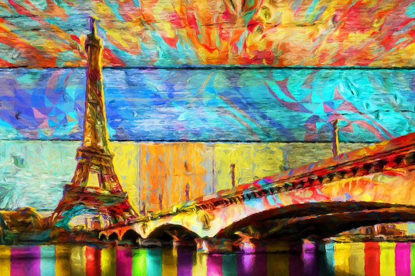 Eiffelturm-abstrakte Kunst von Marion Tenbergen
