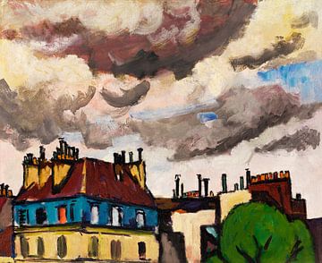 Daken en wolken, Parijs, Henry Lyman Saÿen