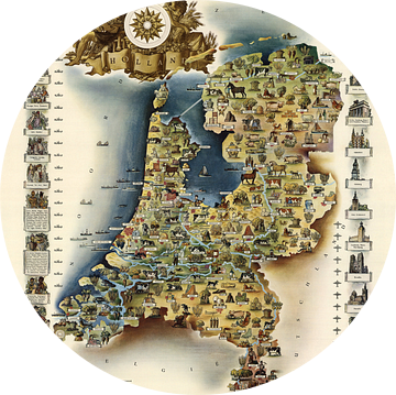 Historic Holland van World Maps