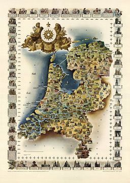 Historisches Holland von World Maps