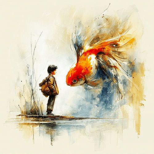 Le garçon et le poisson rouge aux mille rêves