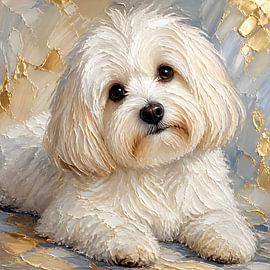 Coton de Tuléar von Johannas Art Creations