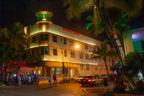 Miami Beach bij nacht