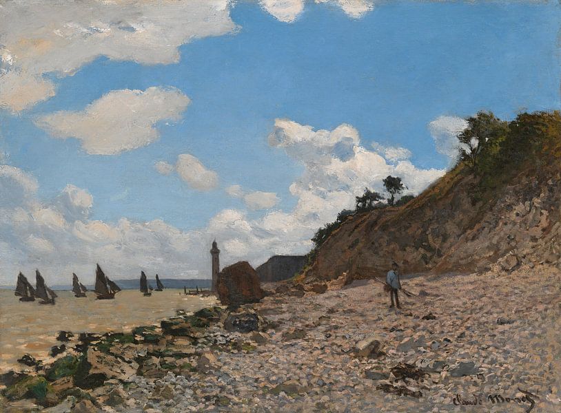 Der Strand von Honfleur, Claude Monet von Meisterhafte Meister