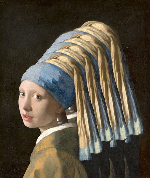 Girl with a Pearl Earring duplicated by Eigenwijze Fotografie