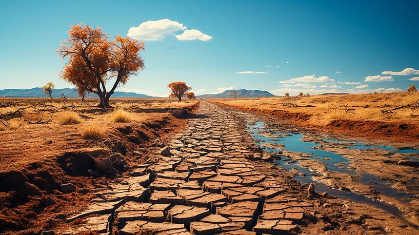 Droogte op aarde door klimaatverandering van Animaflora PicsStock