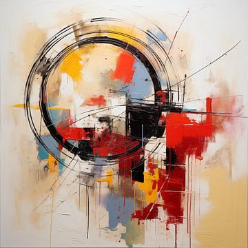 Abstracte cirkel van The Xclusive Art